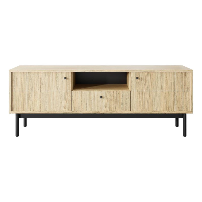szafka-pod-telewizor-meble-piaski-japandi-rtv154-dab-linea-przod.jpg