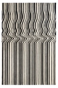 Dywan Carpet Decor DRAFT BLACK 160x230 cm prostokątny