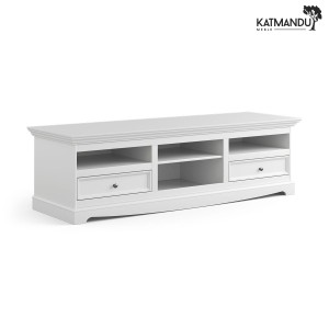 Komoda TV Katmandu BELLUNO ELEGANTE duża biały – komoda TV drewniana