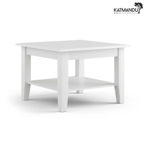 Ława Katmandu BELLUNO ELEGANTE biały – ława drewniana, stolik kawowy