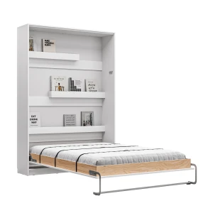 Półkotapczan pionowy New Elegance BASIC 90x200 | 120x200 | 140x200 jednoosobowy lub dwuosobowy z szafami do wyboru