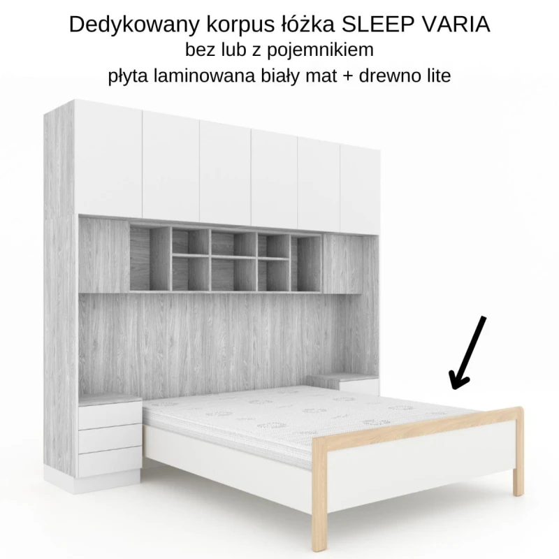 Dedykowany korpus łóżka do bazy SLEEP VARIA