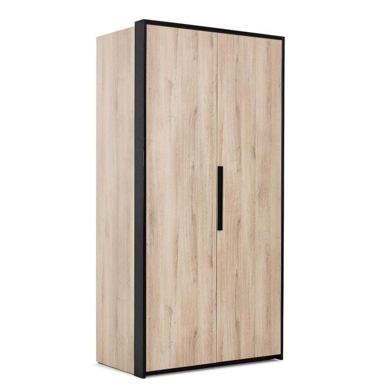 Dwudrzwiowa szafa LOFT LORENZO szer. 104 cm w stylu loftowym