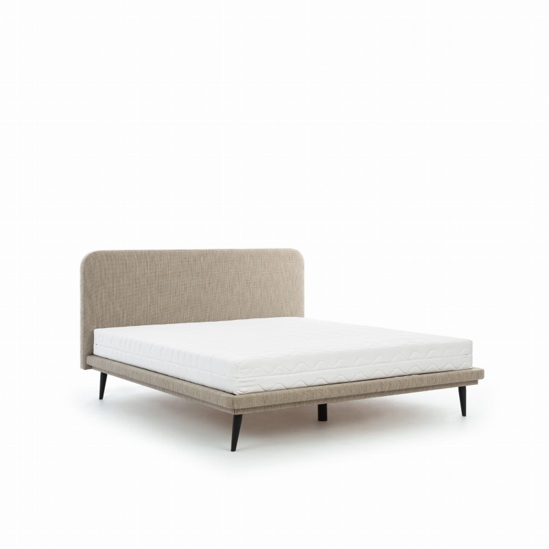 Łóżko tapicerowane New Elegance PRATO z wbudowanym stelażem