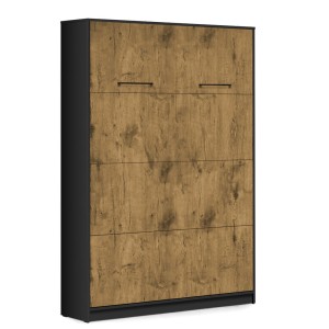 Półkotapczan pionowy New Elegance BASIC 140x200 dwuosobowy w stylu loftowym