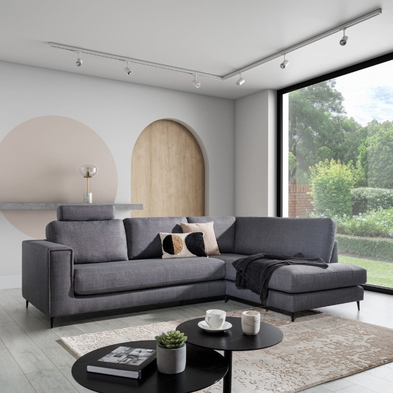 Aranżacja narożnika Hygge Sofa 1,5 (FZ/ZF) zagłówek opcjonalnie